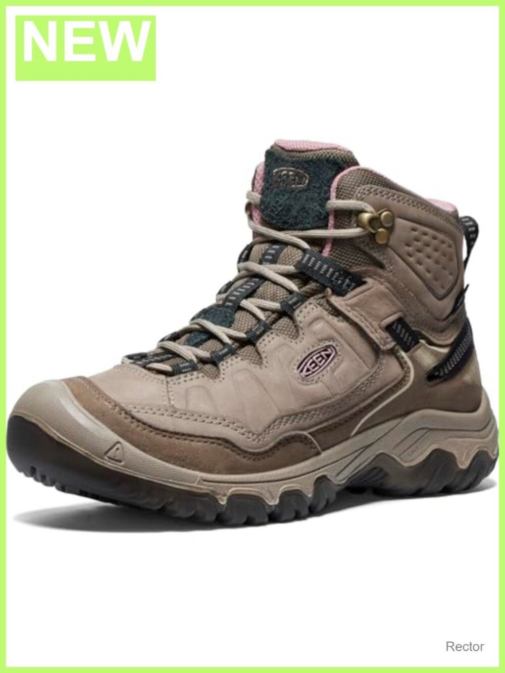 KEEN Women's Targhee 4 Mid Waterproof Hiking Boots Leather